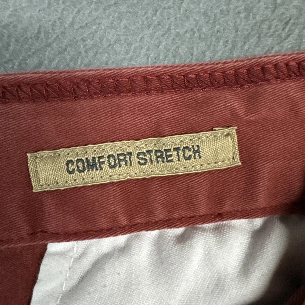 Foundry Supply Co Pants Mens 44 (Fits 42) Red Straight Comfort Stretch Cotton
